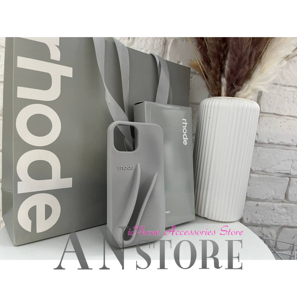 Чохол Rhode Lip Case для iPhone 16 Pro Max – сірий